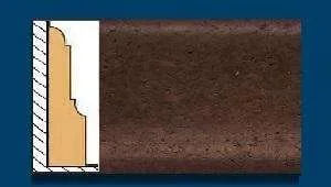 Плинтус пробковый ArtCorkDesing С 103 (Колер 14) 12х65х910 мм в Перми