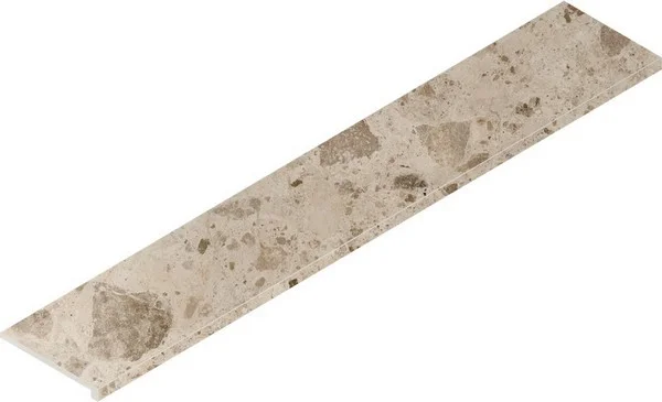 Керамогранит Italon Континуум Стоун Беж Ступень угловая правая 33х160 (Натуральная) в Перми