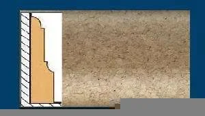 Плинтус пробковый ArtCorkDesing С 104 (Колер 5) 12x40x910 мм в Перми