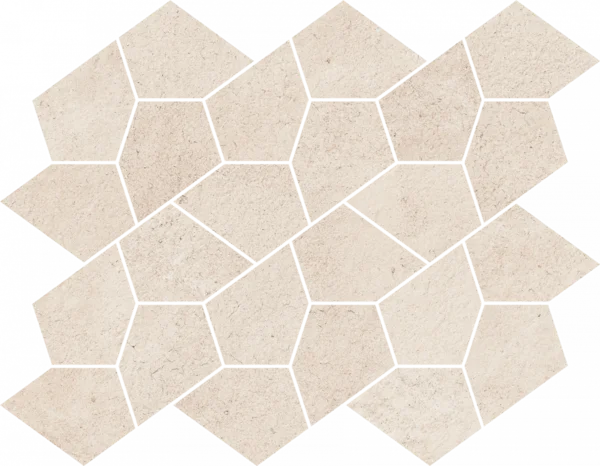 Керамогранит Italon Этернум Сноу Мозаика Калейдо 35.6х27.6 (Натуральная) в Перми