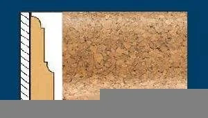 Плинтус пробковый ArtCorkDesing С 103 (Колер 8) 12х65х910 мм в Перми