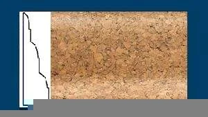 Плинтус пробковый ArtCorkDesing С 105 (Колер 8) 18x45x910 мм в Перми