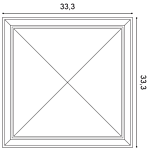 Декоративная панель Orac W123 (33.3x33.3x3.5 см) в Перми