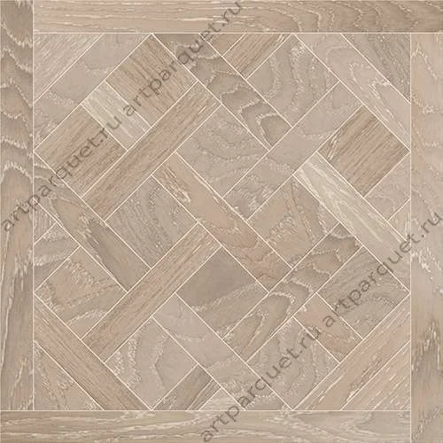 Модульный паркет Кочанелли Версаль Дуб Светлый 600*600*15 мм фаска в Перми