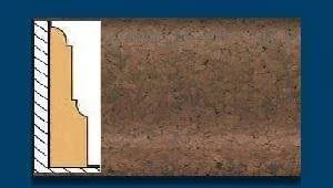 Плинтус пробковый ArtCorkDesing С 103 (Колер 11) 12х65х910 мм в Перми