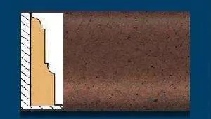 Плинтус пробковый ArtCorkDesing С 103 (Колер 13) 12х65х910 мм в Перми