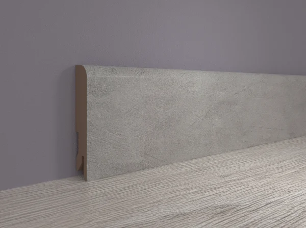 Плинтус MDF Bonkeel 24065 Бетон Лофт Натур (100х16х2400 мм) в Перми