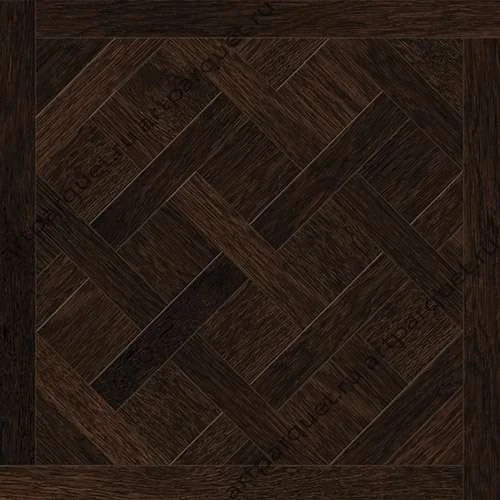 Модульный паркет Кочанелли Версаль Дуб Темный 600*600*15 мм фаска в Перми