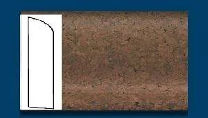 Плинтус пробковый ArtCorkDesing С 106 (Колер 11) 10х60х910 мм в Перми