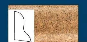 Плинтус пробковый ArtCorkDesing С 102 (Колер 8) 20x40x910 мм в Перми
