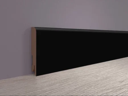 Плинтус MDF Bonkeel 24032 Чёрный Софт (100х16х2400 мм) в Перми