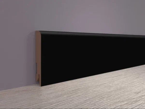 Плинтус MDF Bonkeel 24032 Чёрный Софт (100х16х2400 мм) в Перми
