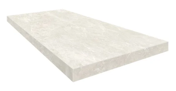 Керамогранит Coliseum Да Винчи Уайт Ступень угловая правая (Натуральный, 33х60) в Перми