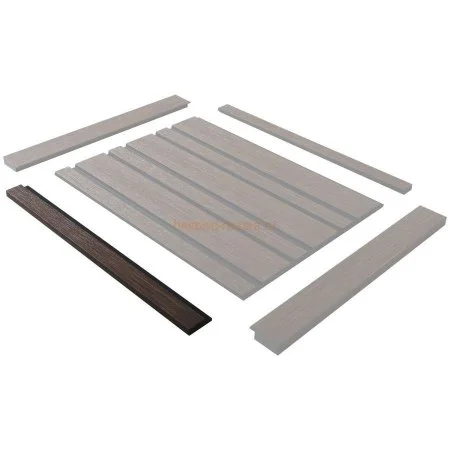 Финишный молдинг LF124A BR396K правый декорированный (42х12х2700мм) в Перми