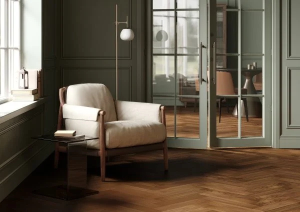 Паркетная доска Quartz Parquet Штучный паркет Орех Американский 44-400-29 в Перми