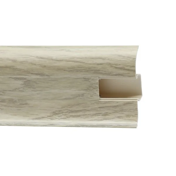 Пластиковый плинтус Royce №853 Дуб Супрема (58х22х2200мм) в Перми