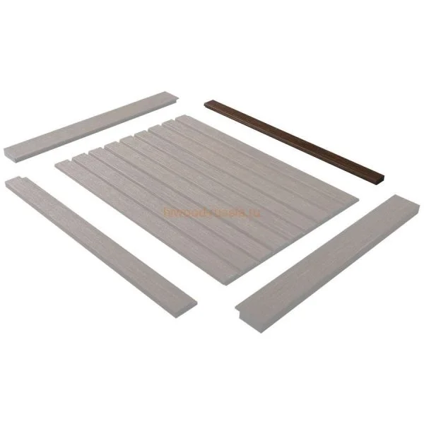 Финишный молдинг LF124B BR396 левый декорированный (31х12х2700мм) в Перми