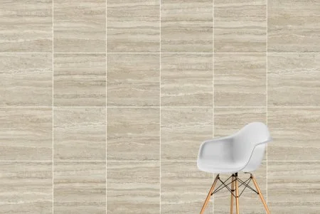 Керамогранит Vitra CityStone Травертин Линейный 60х60 (Натуральная и Реттифицированная) в Перми