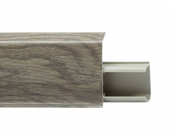 Пластиковый плинтус Royce №532 Дуб Рустикальный (55х23х2200мм) в Перми
