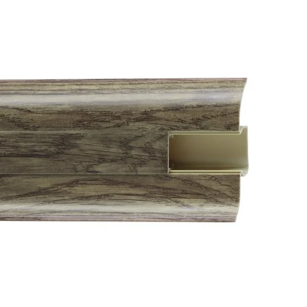 Пластиковый плинтус Royce №841 Дуб Миланский (58х22х2200мм) в Перми