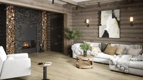 Кварц-виниловая плитка Alpine Floor Premium XL Дуб Сливочный ЕСО 7-19, 8 мм. 43 класс в Перми