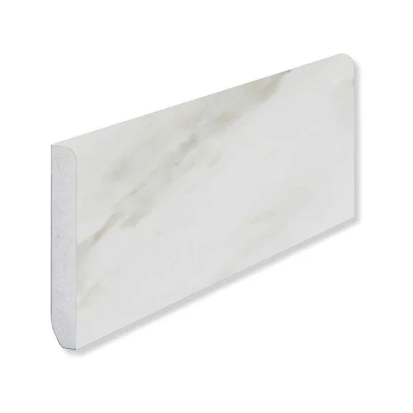 Кварцевый плинтус Fargo 6089-1 Белый Мрамор 80х11х2200 мм в Перми