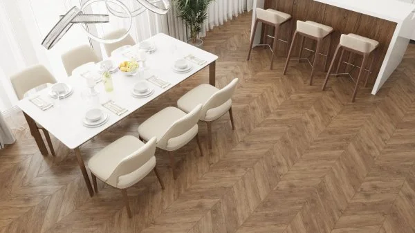 Кварц-виниловая плитка Alpine Floor Chevron Гевуина ECO 20-10 (2,5 мм. 43 класс) в Перми