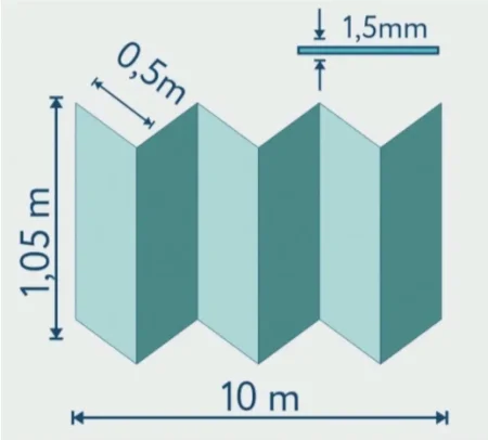 Подложка Солид 1,5мм гармошка для LVT (10.5м2) в Перми