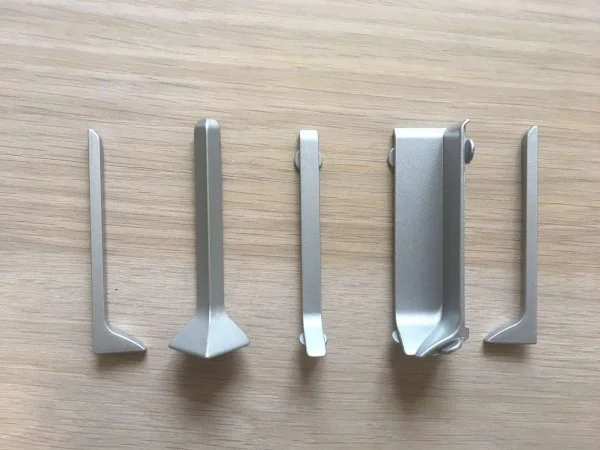 Соединитель для плинтуса ЭлитПроф Плоский 100 (Алюм) в Перми