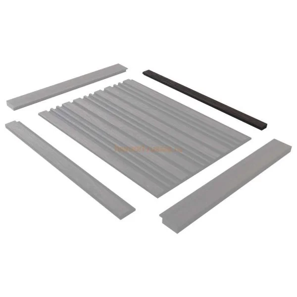 Финишный молдинг LF124B BR395K левый декорированный (31х12х2700мм) в Перми