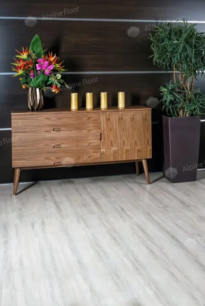 Кварц-виниловая плитка Alpine Floor Easy Line Дуб Снежный ЕСО 3-14 3 мм. 43 класс в Перми