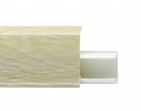 Пластиковый плинтус Royce №508 Серый Опем (55х23х2200мм) в Перми