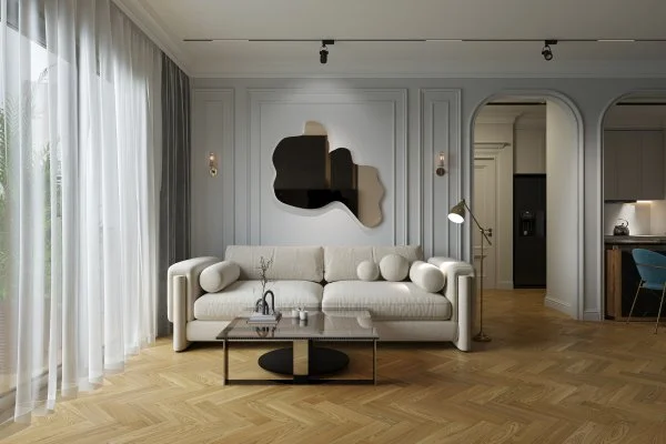 Паркетная доска Quartz Parquet Штучный паркет Вяз Кенигсберг 44-550-62 в Перми