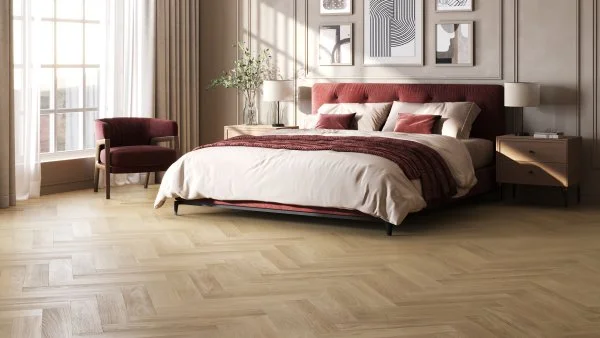 Паркетная доска Quartz Parquet Английская Ёлка Дуб Лимба 33-405 в Перми