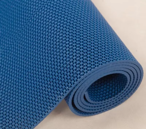 Грязезащитное рулонное покрытие ЗигЗаг Синий 4,5 мм (1,2 м) Китай в Перми