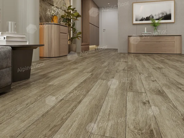 Каменно-полимерная плитка Alpine Floor Grand Sequoia Village Венге Грей ECO 11-807 4мм, 43 класс в Перми
