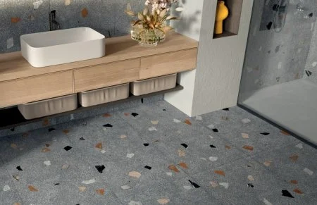 Керамогранит Coliseum Палладио Блэк 60х120 (Натуральный и Реттифицированный) в Перми