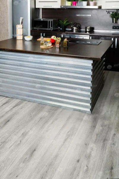 Каменно-полимерная плитка Alpine Floor Classic Ясень Серый ECO 134-5, 4мм 43 класс в Перми