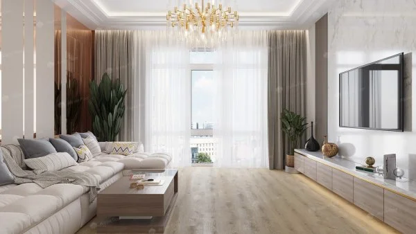 Каменно-полимерная плитка Alpine Floor Solo Plus Комодо ЕСО 14-701, 4 мм, 43 класс в Перми