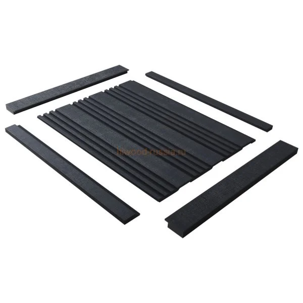 Финишный молдинг LF124B BK114K левый декорированный (31х12х2700мм) в Перми