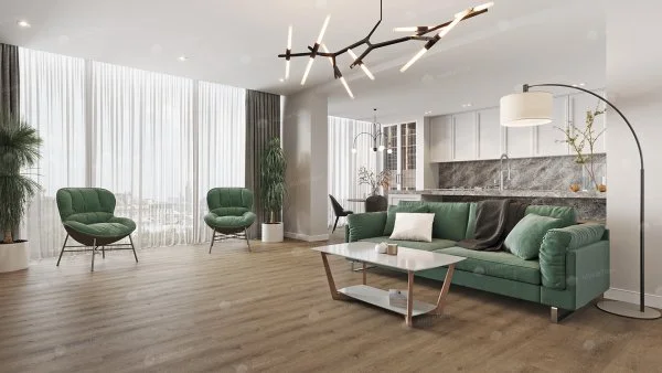 Каменно-полимерная плитка Alpine Floor Solo Plus Ларгетто ЕСО 14-301, 4 мм, 43 класс в Перми