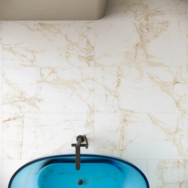 Керамогранит Coliseum Канова Уайт 60х120 (Натуральный и Реттифицированный) в Перми