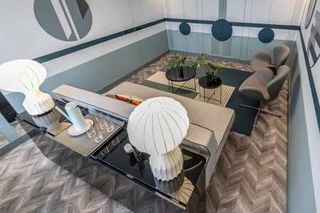 Пробковое покрытие CorkStyle Chevron Silver в Перми