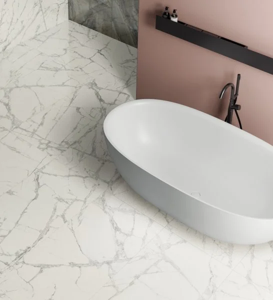 Керамогранит Italon Шарм Делюкс Инвизибл Уайт 60х120 (Паттинированная и реттифицированная) в Перми