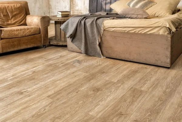 Каменно-полимерная плитка Alpine Floor Grand Sequoia Секвоя Миндаль ECO 11-6, 4мм 43 класс в Перми