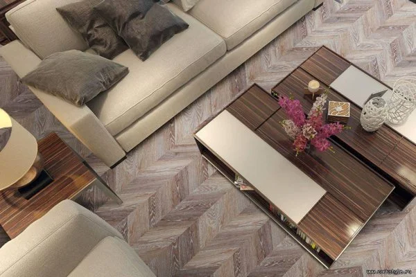 Пробковое покрытие CorkStyle Chevron Brown (1235*305*6 мм) HC в Перми