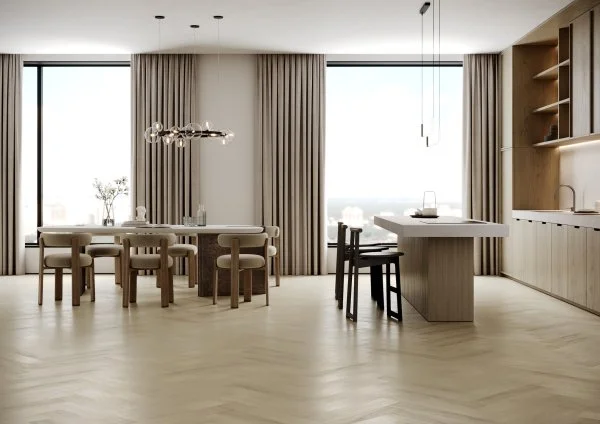 Паркетная доска Quartz Parquet Английская Ёлка Дуб Испанский 33-404 в Перми