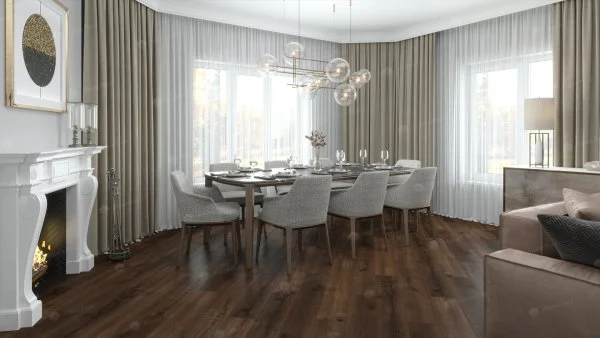 Каменно-полимерная плитка Alpine Floor Real Wood Дуб Мокка ECO 2-2, 6 мм 43 класс в Перми