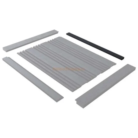 Финишный молдинг LF124B BK114K левый декорированный (31х12х2700мм) в Перми