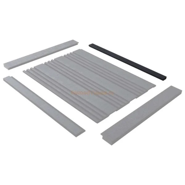 Финишный молдинг LF124B BK114K левый декорированный (31х12х2700мм) в Перми